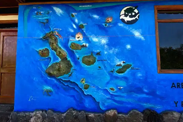 Ubicación de las Islas Galápagos