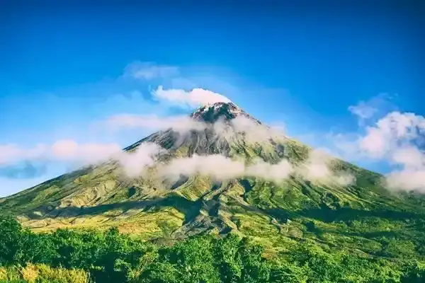 Sangay volcano active eruption in Ecuador national park
