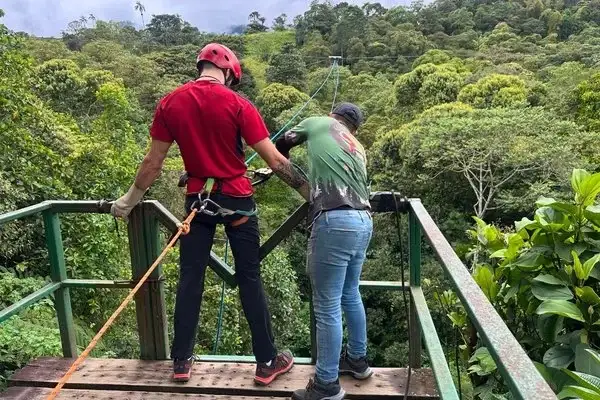 Mindo zipline canopy adventure through Ecuador cloud forest