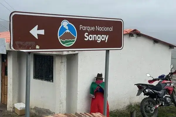 Sangay National Park entrance