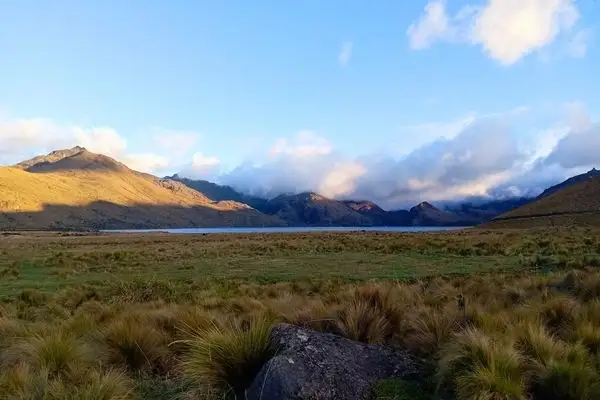 Ozogoche lagoons at Sangay National Park natural trails