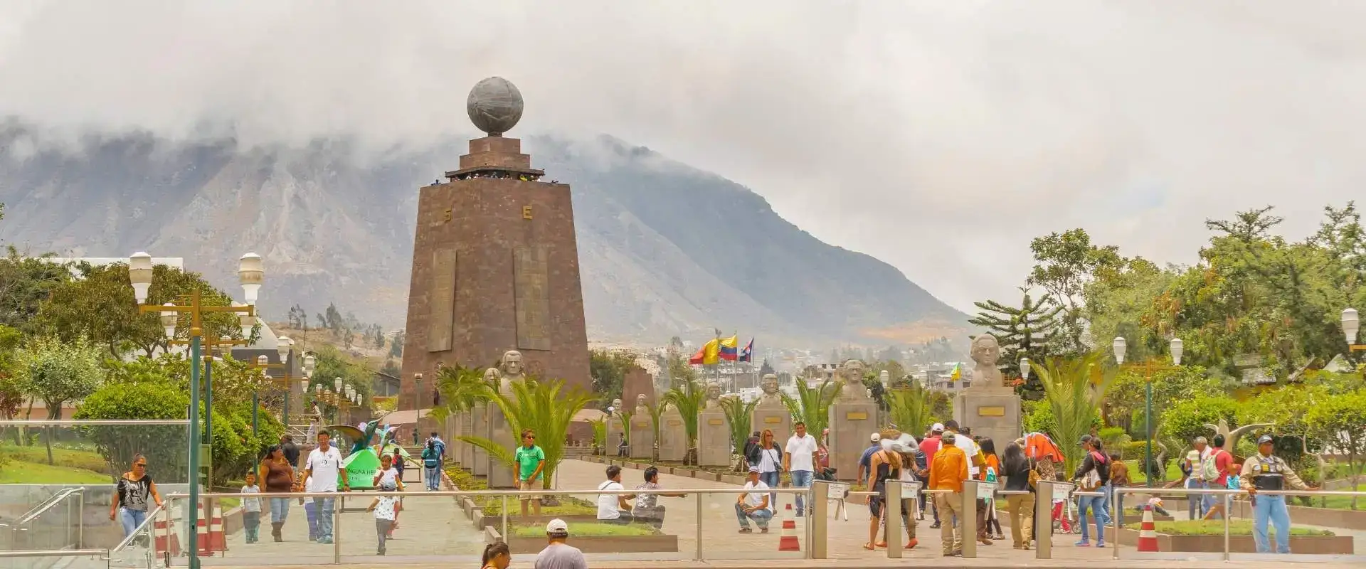 Middle of the world monument in quito ecuador
