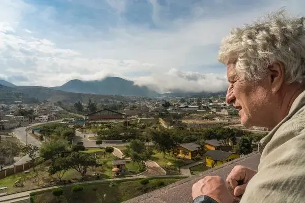 Middle of the world monument viewpoint in Quito