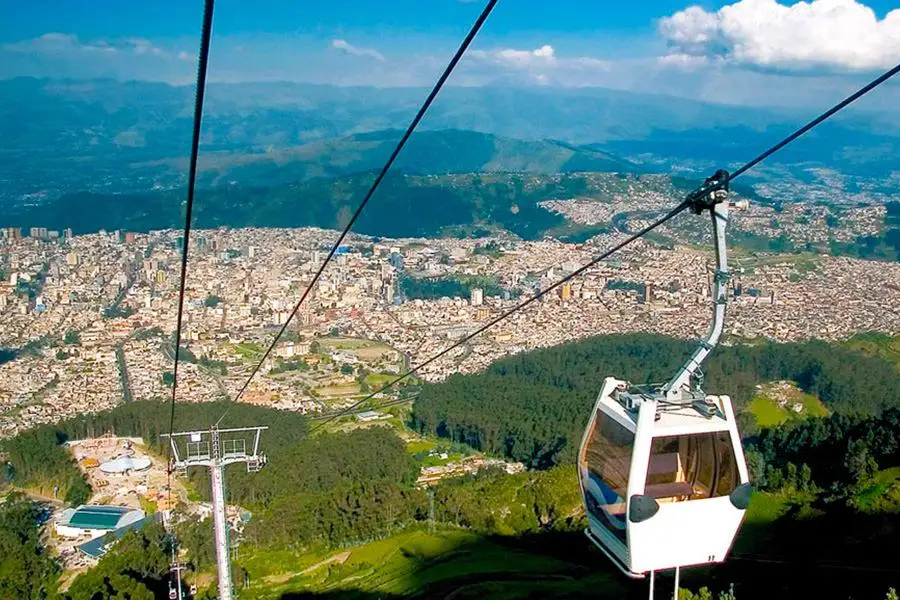 Best things to do in Quito city: TelefériQo cable car panoramic view of Quito