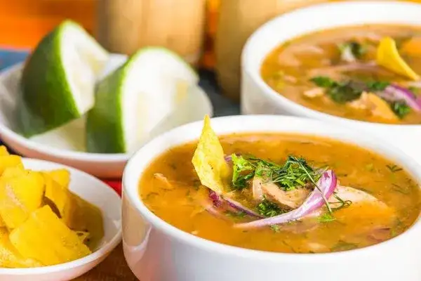 Encebollado soup, considered the second best soup in the world