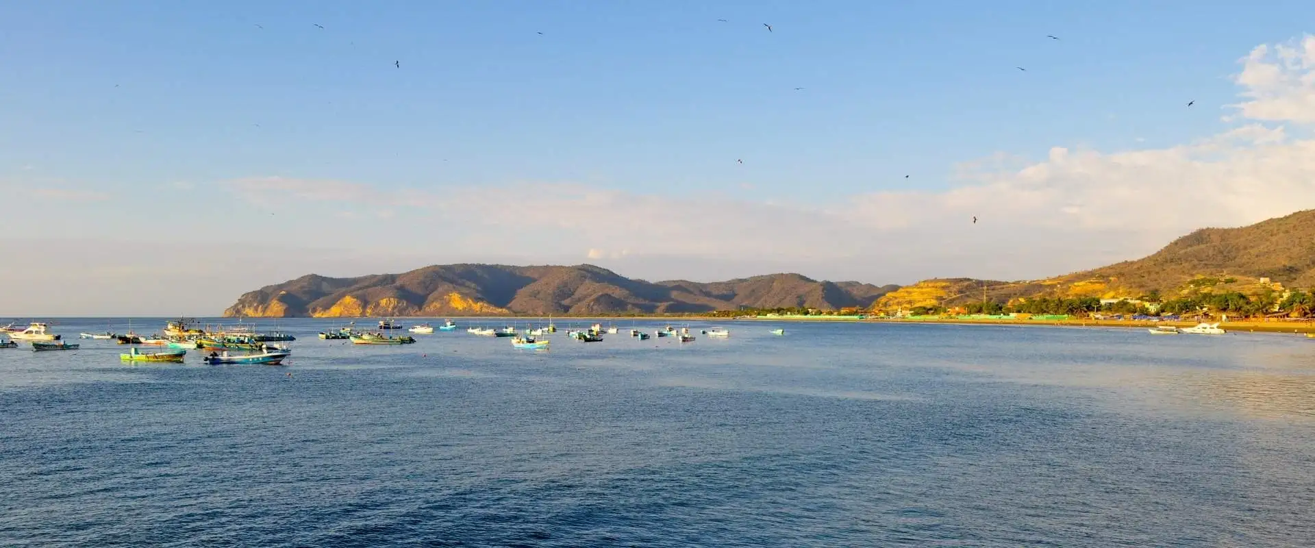Ecuador beaches: beautiful beach at Puerto López on the Pacific coast
