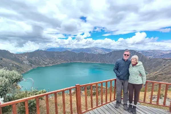 Quilotoa lake