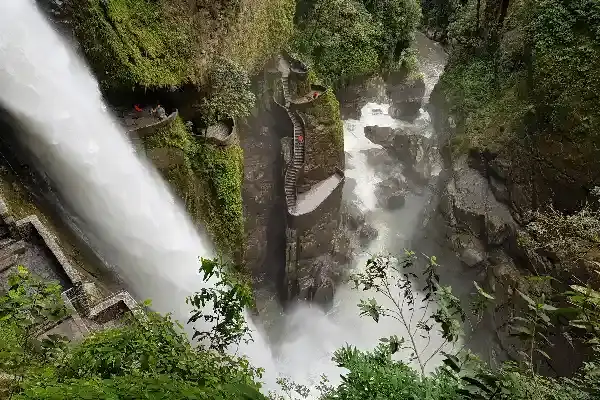 devils cauldron waterfall banos