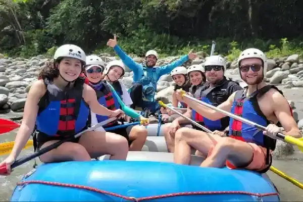 Whitewater rafting in Ecuador