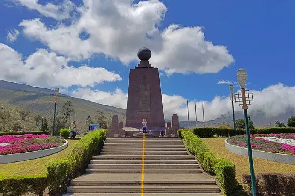 Middle of the World monument near Quito, Ecuador