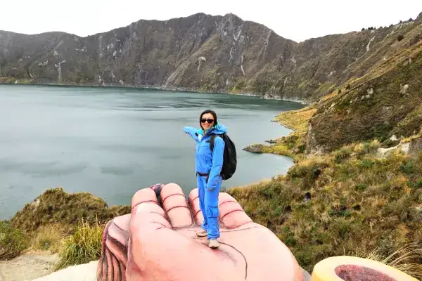 Quilotoa lake ecuador
